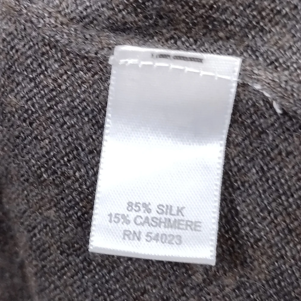 Banana Republic Silk Cashmere Sweater Mens L Brown Office Career Retro Y2K - Picture 9 of 9